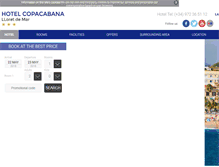 Tablet Screenshot of copacabanalloret.com